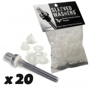 Sleeved Washers - White (x20)