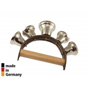 Leather Handle with 5 Open Bells - 3+