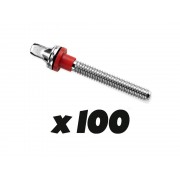 Sleeved Washers - Red (x100)