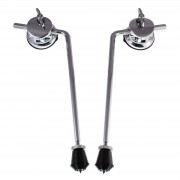 BDS3 - Bass Drum Spurs with Round Brackets (x2)