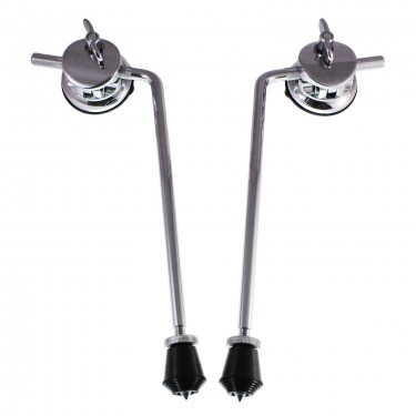 BDS3 - Bass Drum Spurs with Round Brackets (x2)