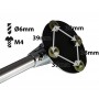 BDS5 - Einstellbaren gestreckten Bassdrum Füße (x2)