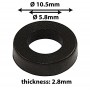 CB-B - Nylon Washer for Tension Rods - Black (x20)