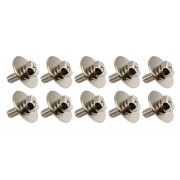 WSC4-11 - M4 11mm - Tornillos Sujeccion Bellota para Casco de Madera (x10)