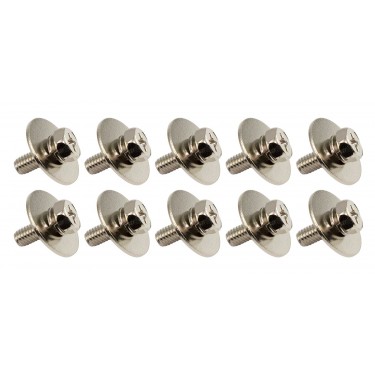 WSC4-11 - M4 11mm - Tornillos Sujeccion Bellota para Casco de Madera (x10)