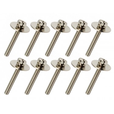 WSC4-28 - M4 28mm - Tornillos Sujeccion Bellota para Casco de Madera (x10)