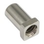 SN-SQ-15S - Swivel Nut 15mm Square Head - Steel (x10)