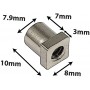 SN-SQ-10B - Cheminée 10mm Tête Carrée - Laiton (x4)