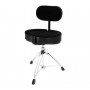 SPG-BBR Drum Throne Spinal-G Back Rest Black - 3 Leg Base