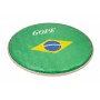 HHOL06-BR - 6" Double Holographic Head - Flag Brazil