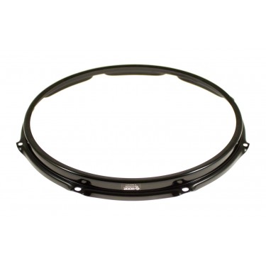 SH138B-BLK Hoop 13" 8 Holes Resonant Snare Drum - Black