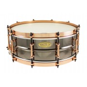 BK-5014SFXG - Black Dawg Aztec Gold Vintage 14" x 5" Snare Drum - Brass Shell