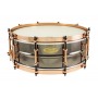 BK-5014SFXG - Black Dawg Aztec Gold Vintage 14" x 5" Snare Drum - Brass Shell