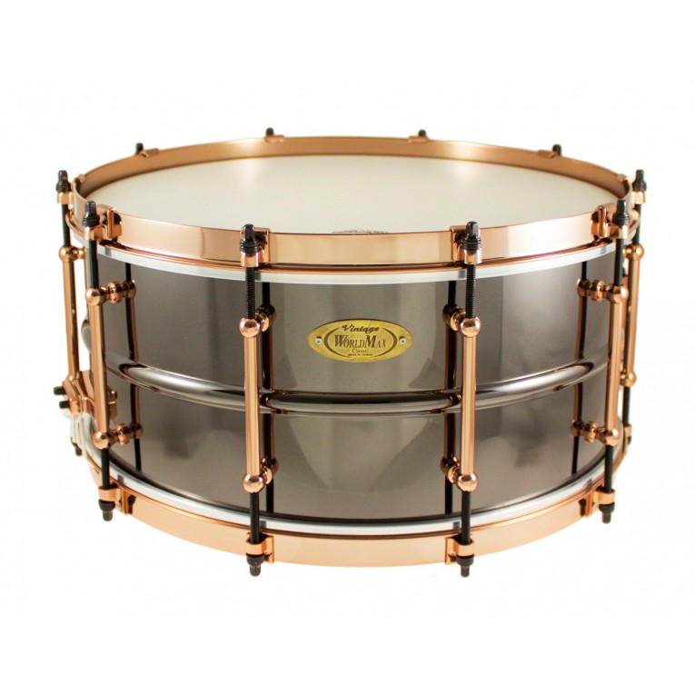 Worldmax Brass Hammered Snare 14 x 6.5