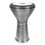 EA-A-ESD - Darbuka Egipcia Aluminio Grabada Escamas Oscuras