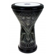 EAB-E-BK - Darbuka Bass Egipcia Aluminio - Grabado Negro