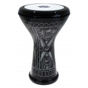 EA-E-BK2 - Alu Doumbek - Engraved Black