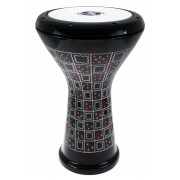 EA-EP1 - Darbouka Egypte Alu Gravé Motifs Peints