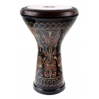 EC-E-BK - Darbuka Egipcia Cobre - Grabado Negro