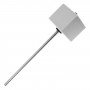 306S - BD Beater - White Square Felt - Chrome Shaft