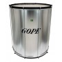 SU2060AL-HBK - Surdo Alu 20" Cercle Noir - 60cm Profondeur