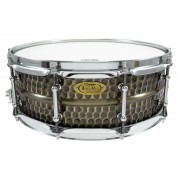 BKH-5014SH - Black Dawg 14" x 5" Snare Drum - Hammered Brass Shell