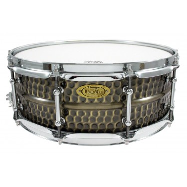 BKH-5014SH - Black Dawg 14" x 5" Snare Drum - Hammered Brass Shell