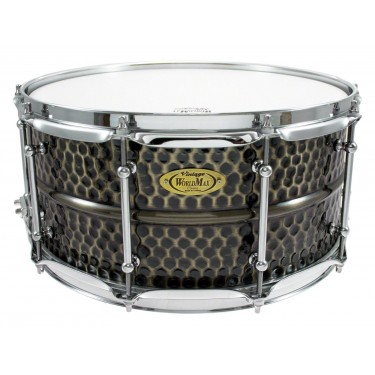 BKH-6514SH - Caisse Claire Black Dawg 14" x 6.5" - Fût Laiton Martelé