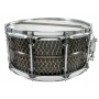 BKH-6514SH - Black Dawg 14" x 6.5" Snare Drum - Hammered Brass Shell