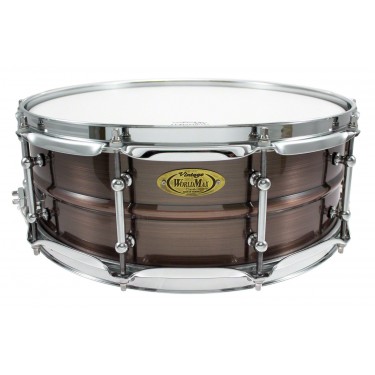 BKR-5014SH - Black Dawg 14" x 5" Snare Drum - Brushed Red Copper Brass Shell