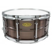 BKR-6514SH - Black Dawg 14" x 6.5" Snare Drum - Brushed Red Copper Brass Shell