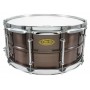 BKR-6514SH - Black Dawg 14" x 6.5" Snare Drum - Brushed Red Copper Brass Shell