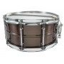 BKR-6514SH - Black Dawg 14" x 6.5" Snare Drum - Brushed Red Copper Brass Shell