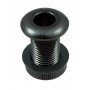 AVH4BK - hole vent Nero Die Cast 30mm