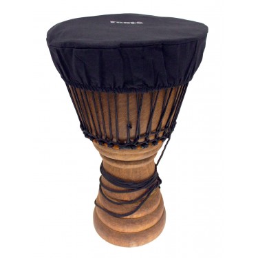 Housse Protection Peau Djembe Ø 35-38 cm Coton - Noir