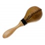 Paire Maracas Moyen Peau Naturelle 18cm