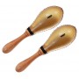 Traditional Rawhide Maracas - Large 28cm - Pair