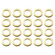 SW-BR - Stahl Washer für Spannschrauben - Goldfarbene (x20)