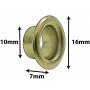 AVH7BR - Air Vent Grommet 7mm - Brass