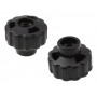 CNP8 - M8 Plastic Wing Nut / Screw (x2)