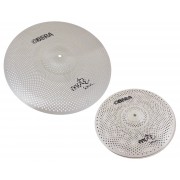 Mute 2x Silent Cymbals Set - 14" 20"