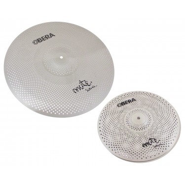 Set 2 Cymbales Silencieuces Mute - 14" 20"