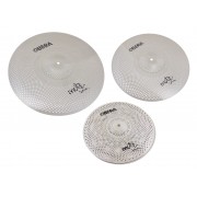 Mute 3x Silent Cymbals Set - 14" 16" 20"