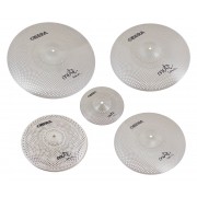 Set 5 Cymbales Silencieuces Mute - 14" 16" 18" 20" 10"