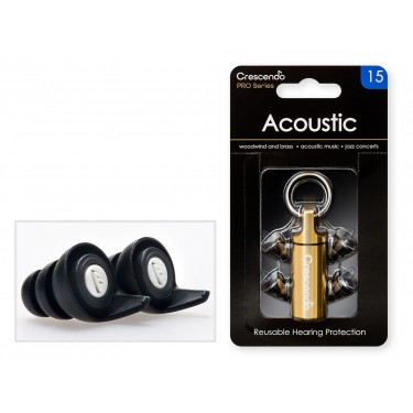 Pro Acoustic 15 - Flat Damping Filters - Protection SNR 15dB
