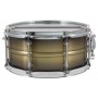 BKA-6514SH - Black Dawg 14" x 6.5" Snare Drum - Antique Brush Brass Shell