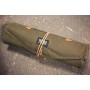 Roll Up Sac Baguette Waxed Canvas - Vert