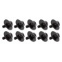 WSC4-11BK - M4 11mm - Tornillos Sujeccion Bellota para Casco de Madera - Negro (x10)