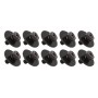 WSC4-9BK - M4 9mm - Tornillos Sujeccion Bellota para Casco de Madera - Negro (x10)