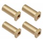 SN-SQ-20RL - Swivel Nut 20mm Square Head - Lacquered Brass (x4)